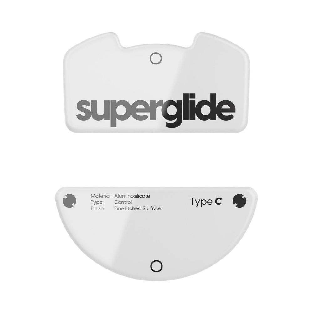 PULSAR - Superglide Ver 2 Glass Skates For Razer Viper V3 Pro -White