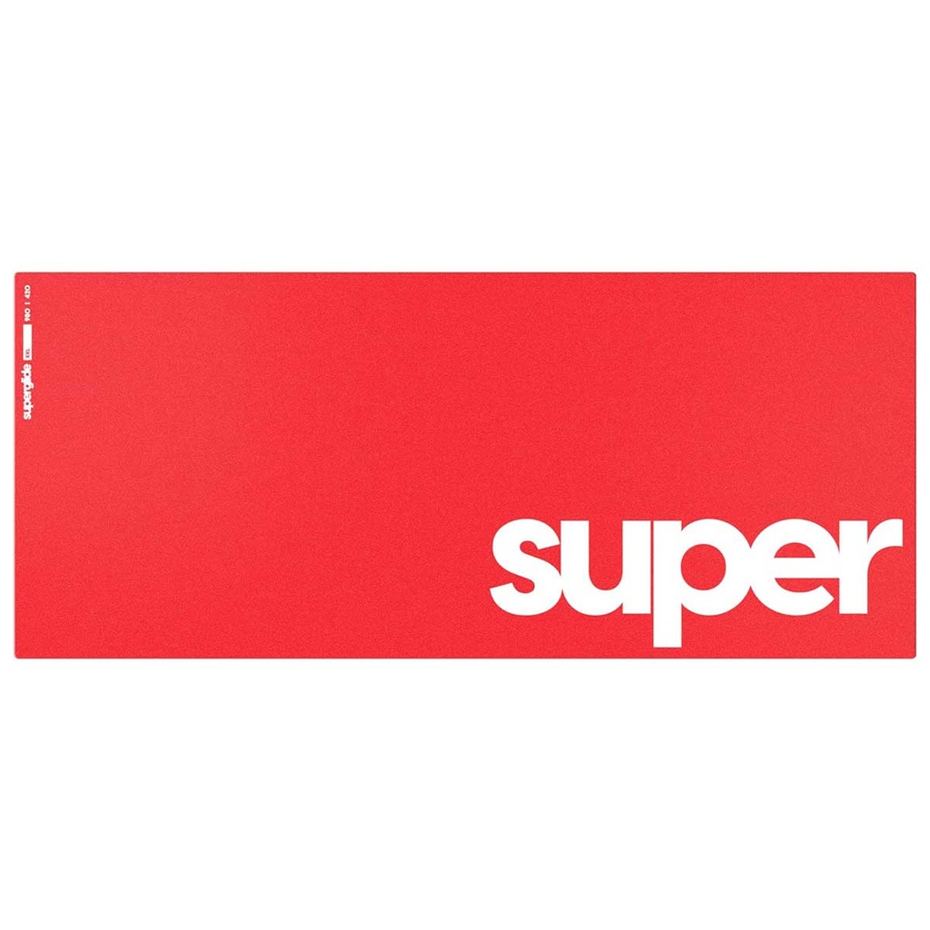 PULSAR - Superglide Glass XXL Mousepad - Red