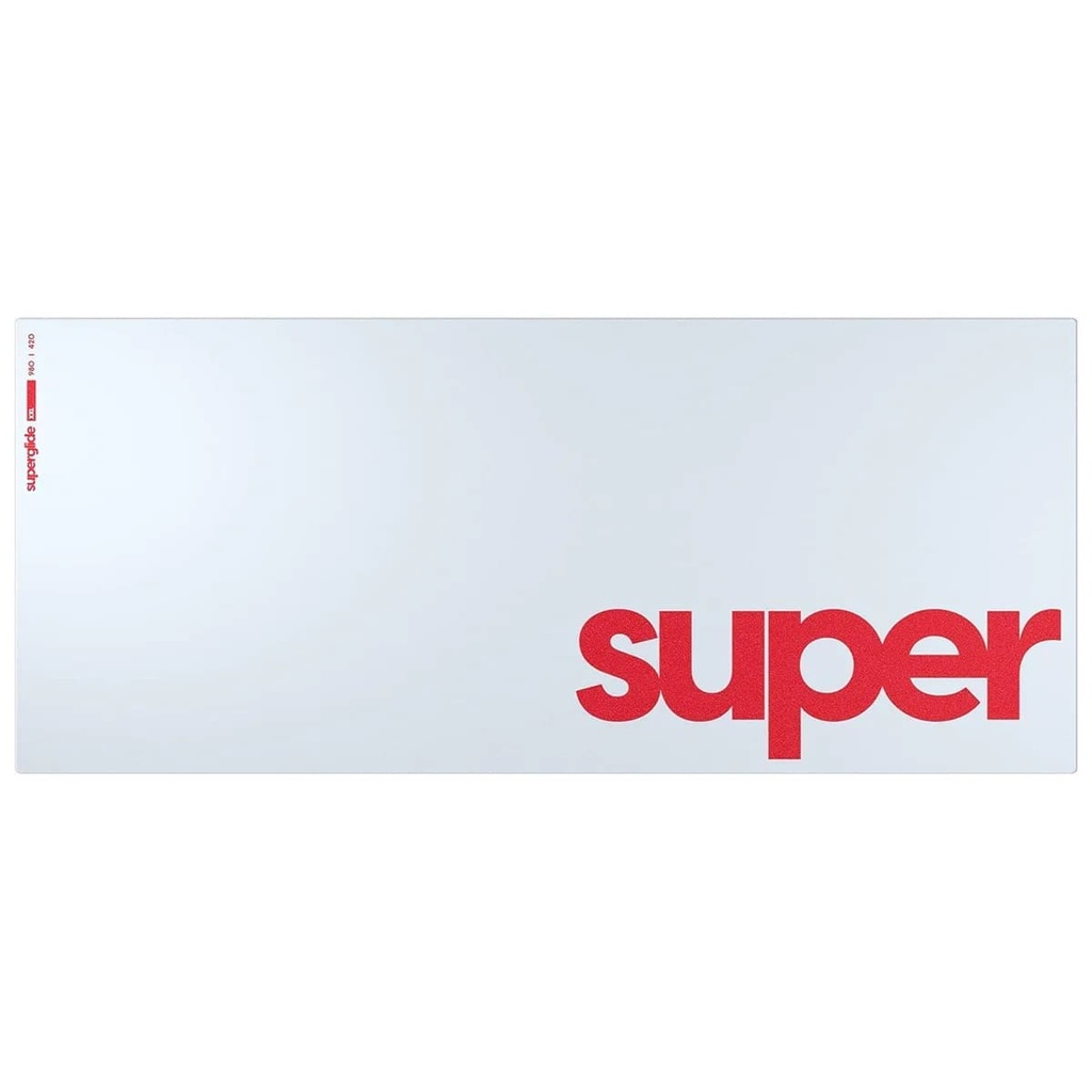 PULSAR - Superglide Glass XXL Mousepad - White 