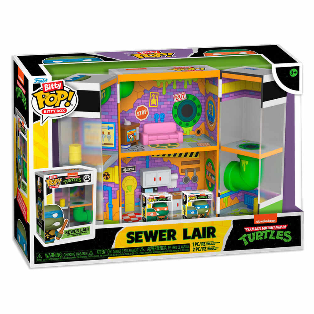 Funko Bitty Boxes! Animation: Teenage Mutant Ninja Turtle - Sewer Lair