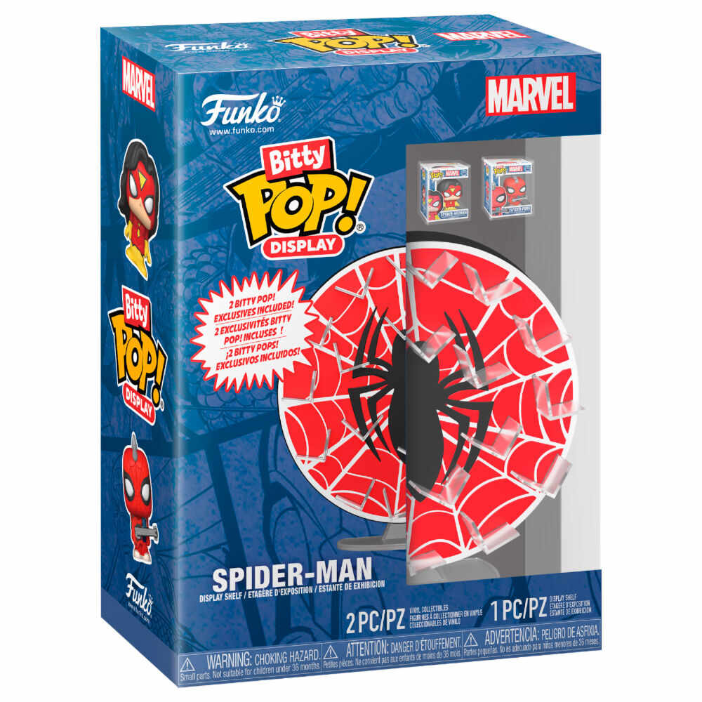 Funko Bitty Pop! Display: Spider-Man Web