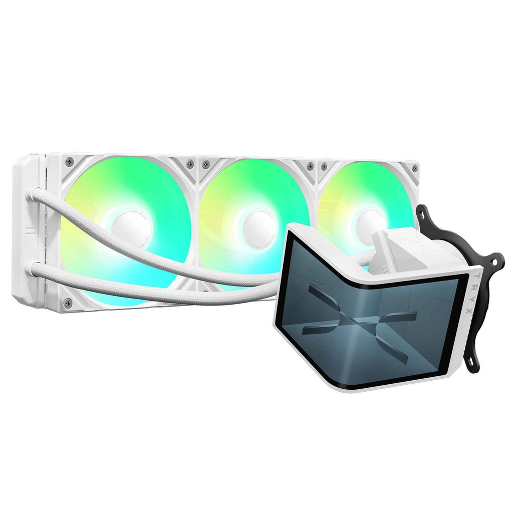 TRYX Panorama SE ARGB 360 AIO Liquid Cooler - White
