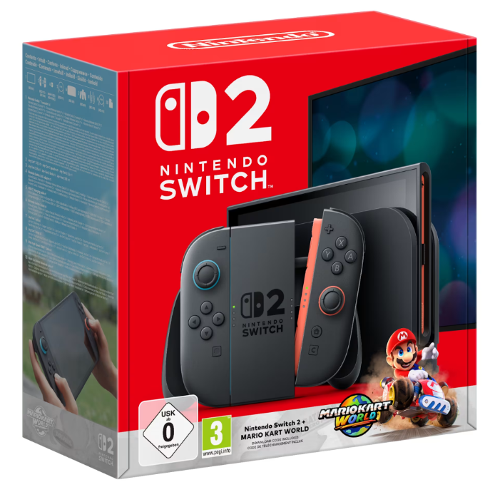 Nintendo Switch 2 Console Mario Kart Bundle (UK)
