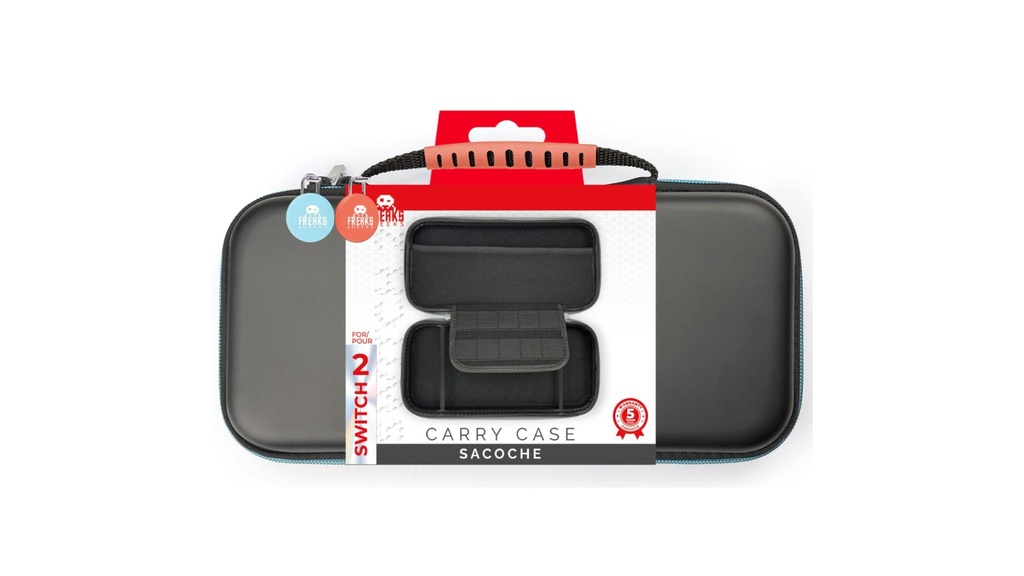 Freaks & Geeks NS2 Carry Case - Blue & Red