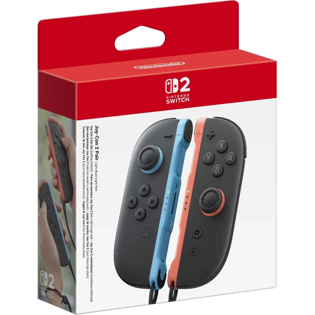 NS2 Joy-Con 2 Pair - Light Blue/Light Red