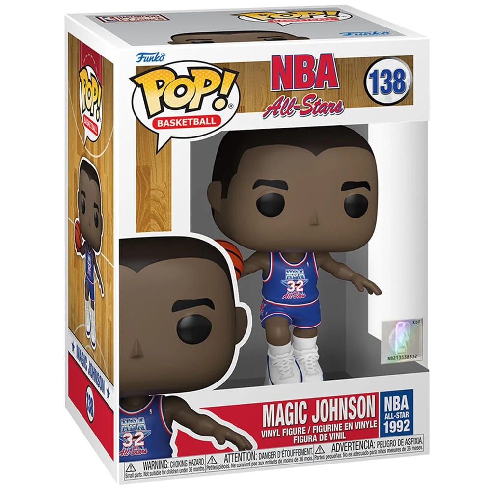 Funko Pop! Basketball: NBA Legends - Magic Johnson (Blue All Star Uni 1991)