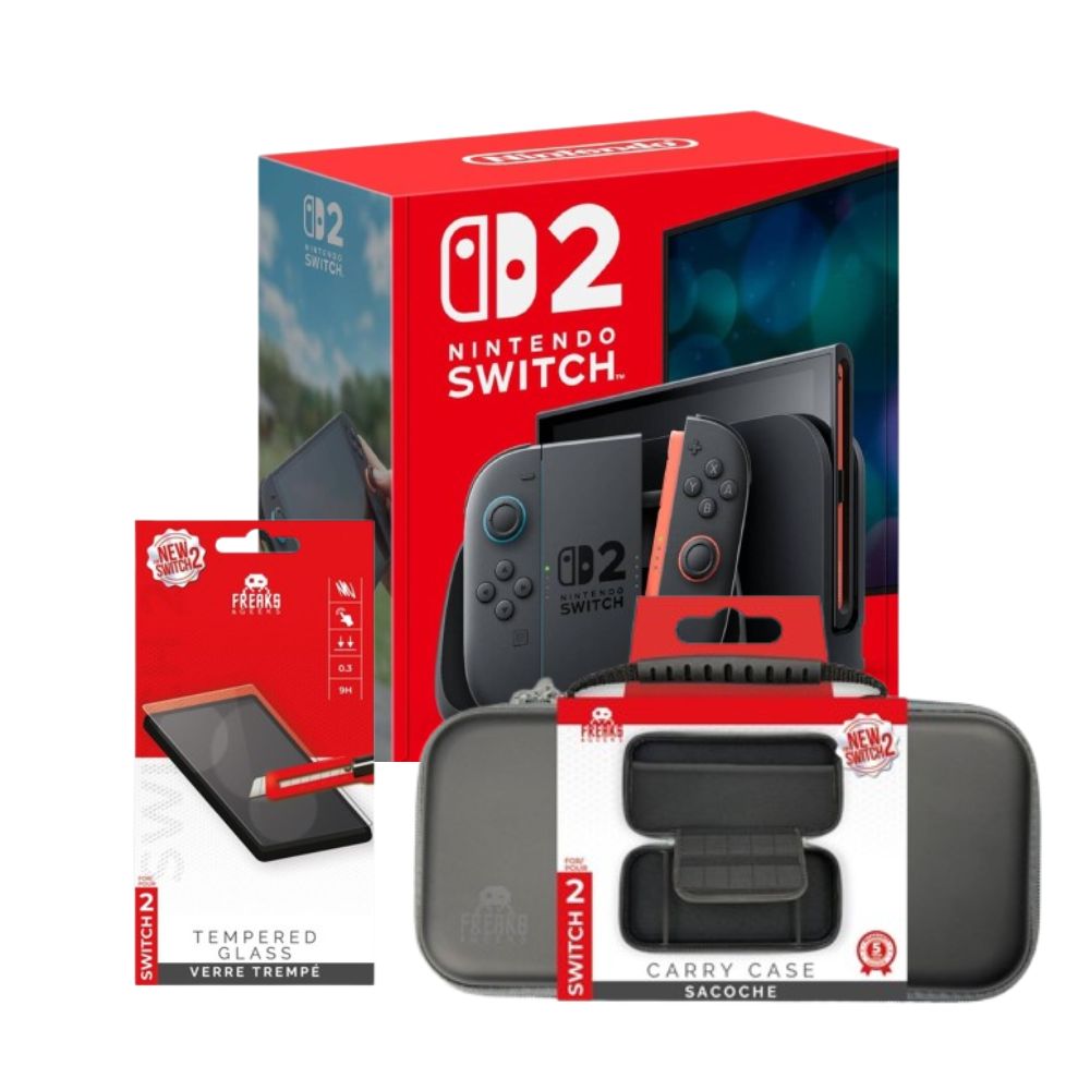 Nintendo Switch 2 Console + NS2 Carry Case + NS2 Screen Protector