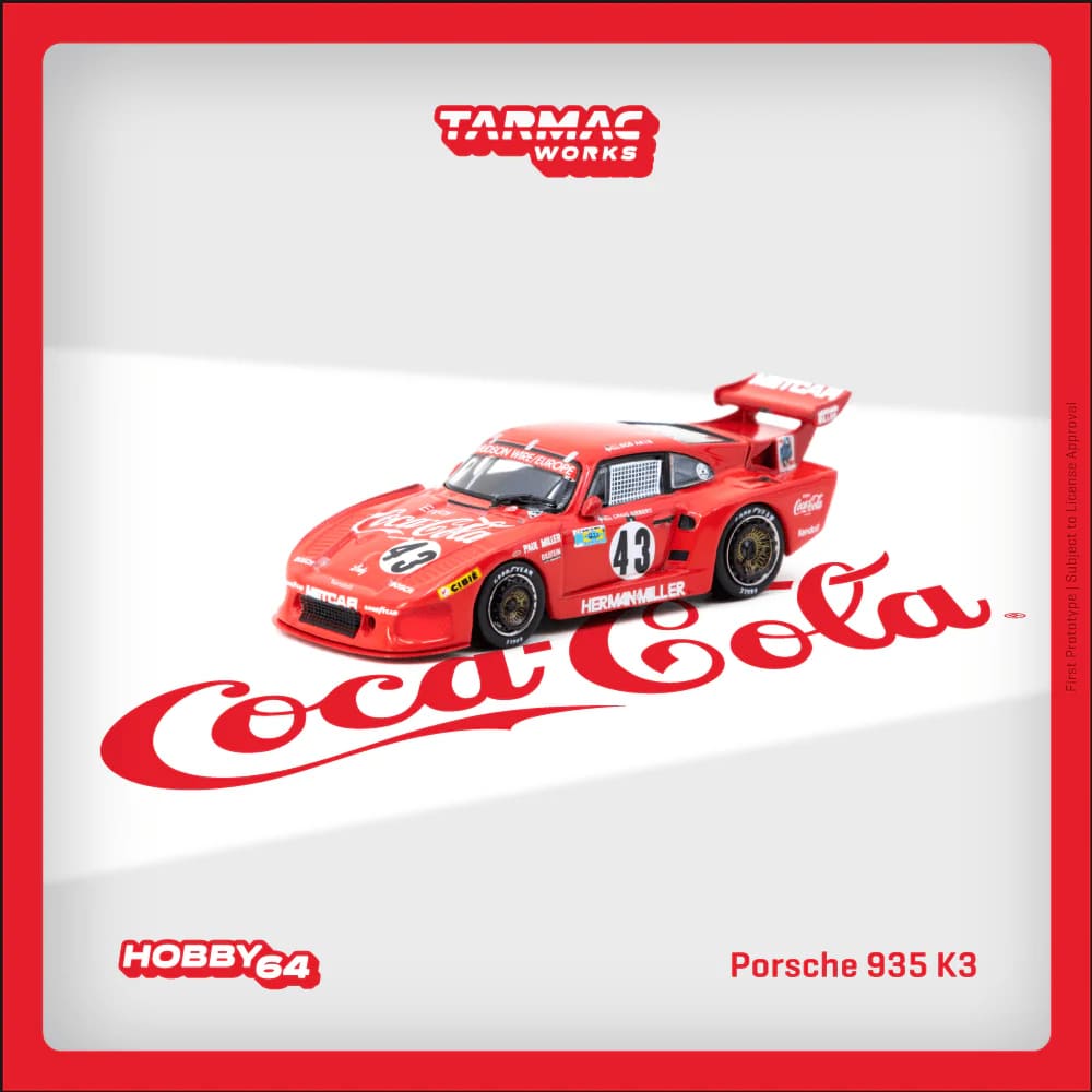 Tarmac Works 1/64 Porsche 935 K3 24H of Le Mans 1981 Diecast Car