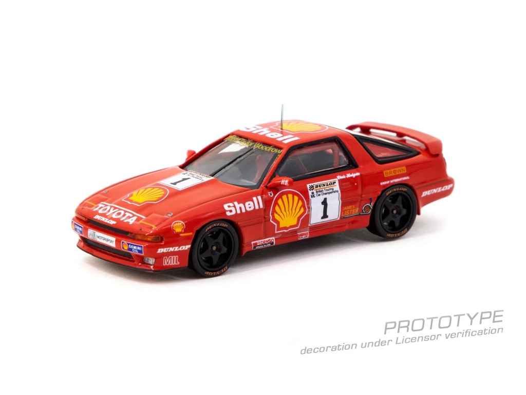 Tarmac 1/64 Toyota Supra Turbo MA70 BTCC 1988 Chris Hodgetts Diecast Car