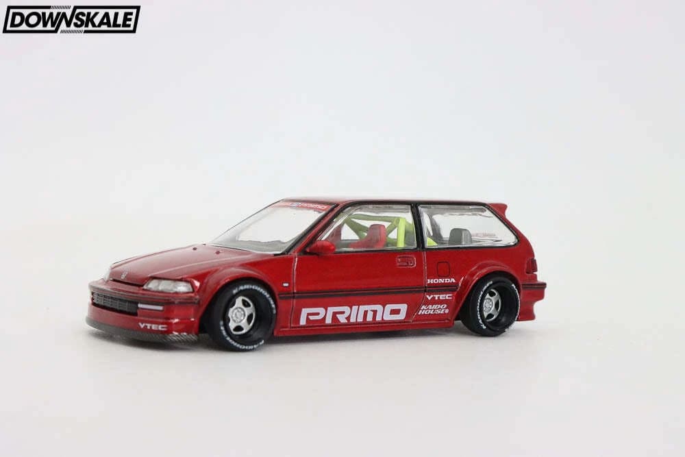 Kaido House x Mini GT 1/64 Honda Civic EF Kaido Works V2 No.155 Diecast Car