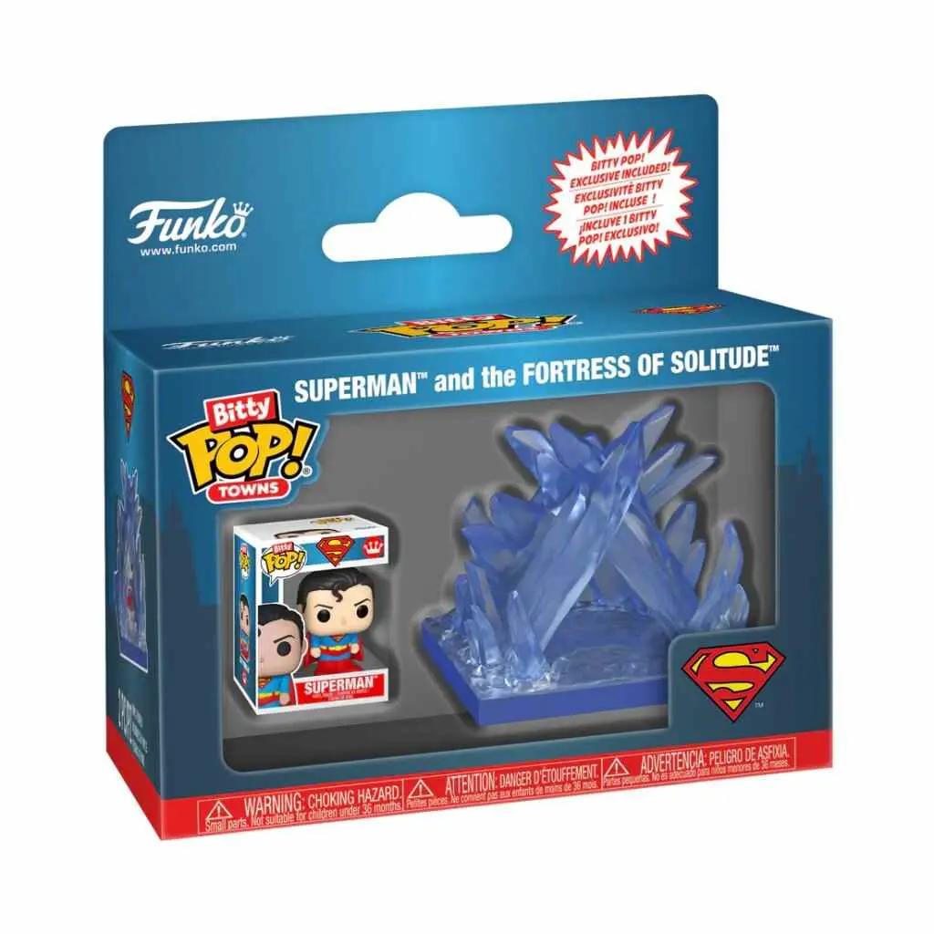 Funko Bitty Pop! Town: Superman and the Fortress of Solitude