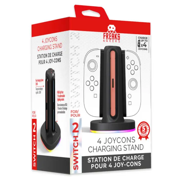 Freaks & Geeks NS2 Charging station for 4 Joy-Con