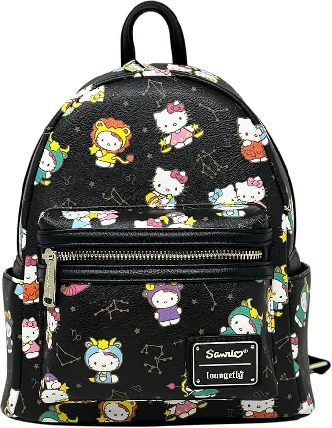 Loungefly! Leather: Sanrio Hello Kitty All-over-print Mini Backpack 