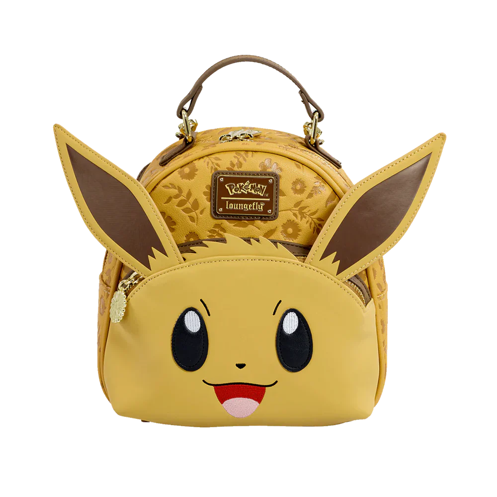 Loungefly! Leather: Pokemon Eevee Cosplay Convertible Backpack 