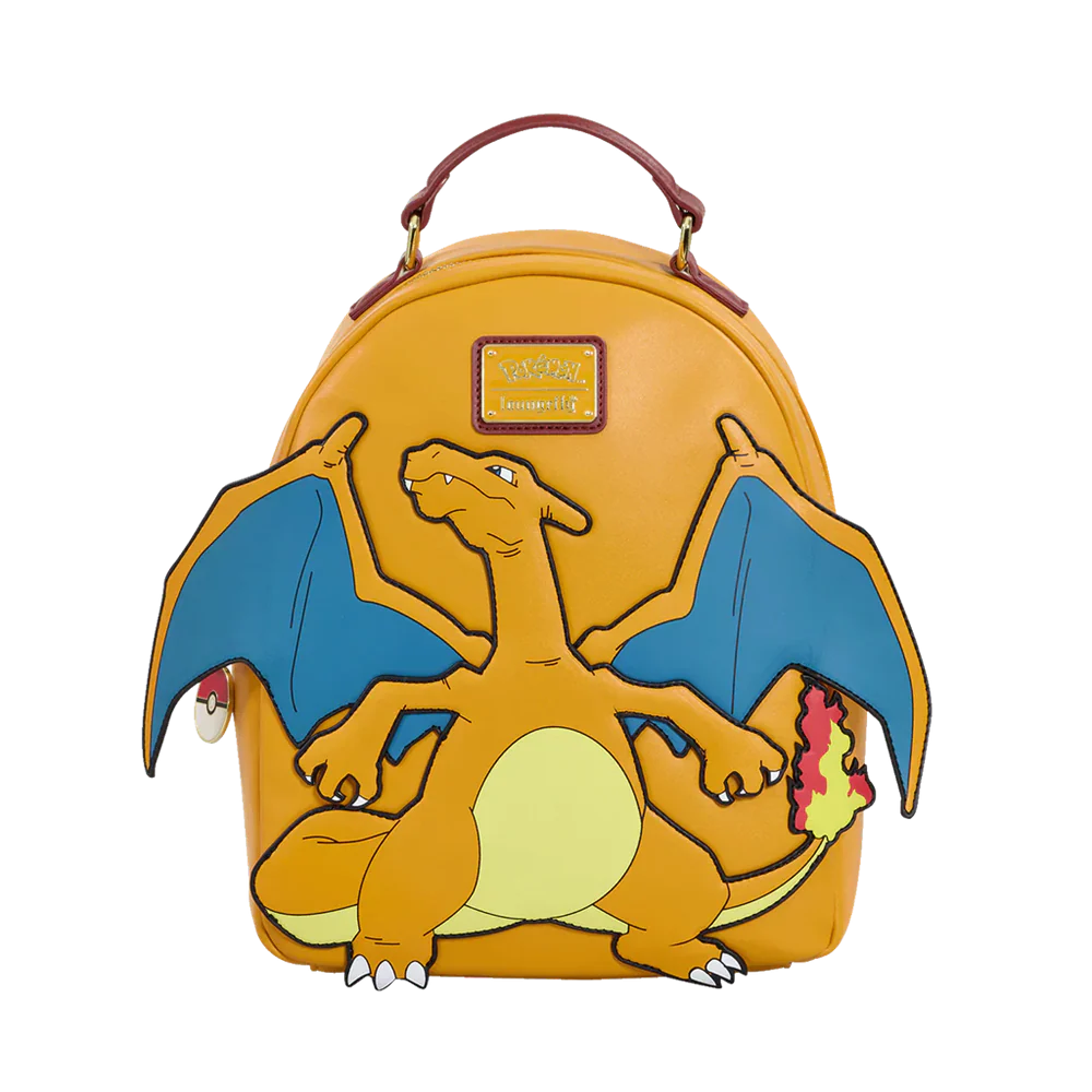 Loungefly! Leather: Pokemon Charizard Cosplay Mini Backpack 