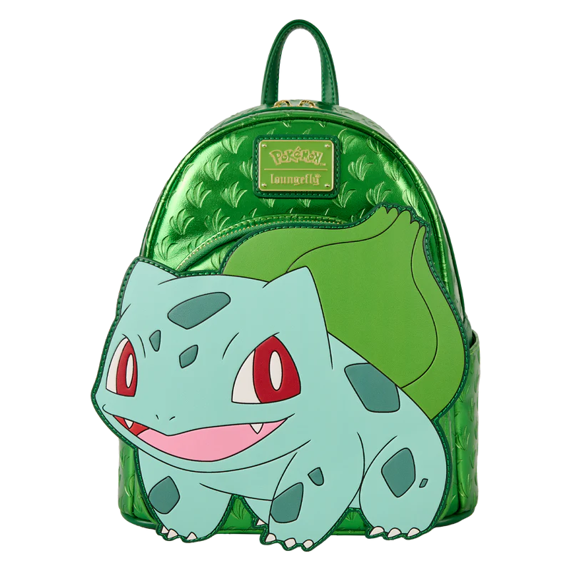 Loungefly! Leather: Pokemon Bulbasaur Mini Backpack 