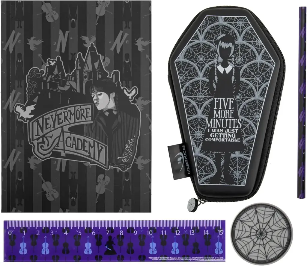 Cinereplica: Wednesday - Wednesday's Coffin - Stationery Set