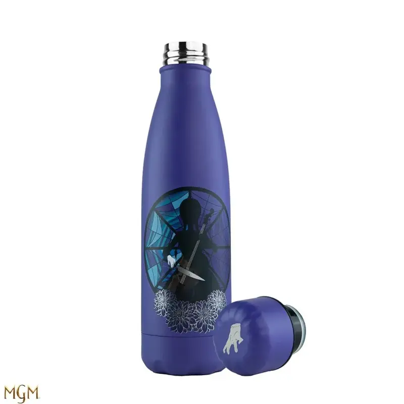 Cinereplica: Wednesday - Wednesday with Cello - 500ml Thermo + Double Wall - Water Bottle