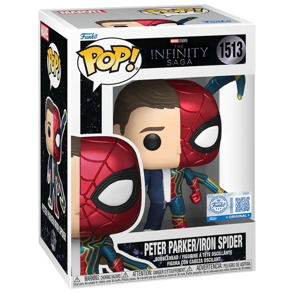 Funko Pop! Marvel: IS Split - Spider-Man / Peter (Exc)