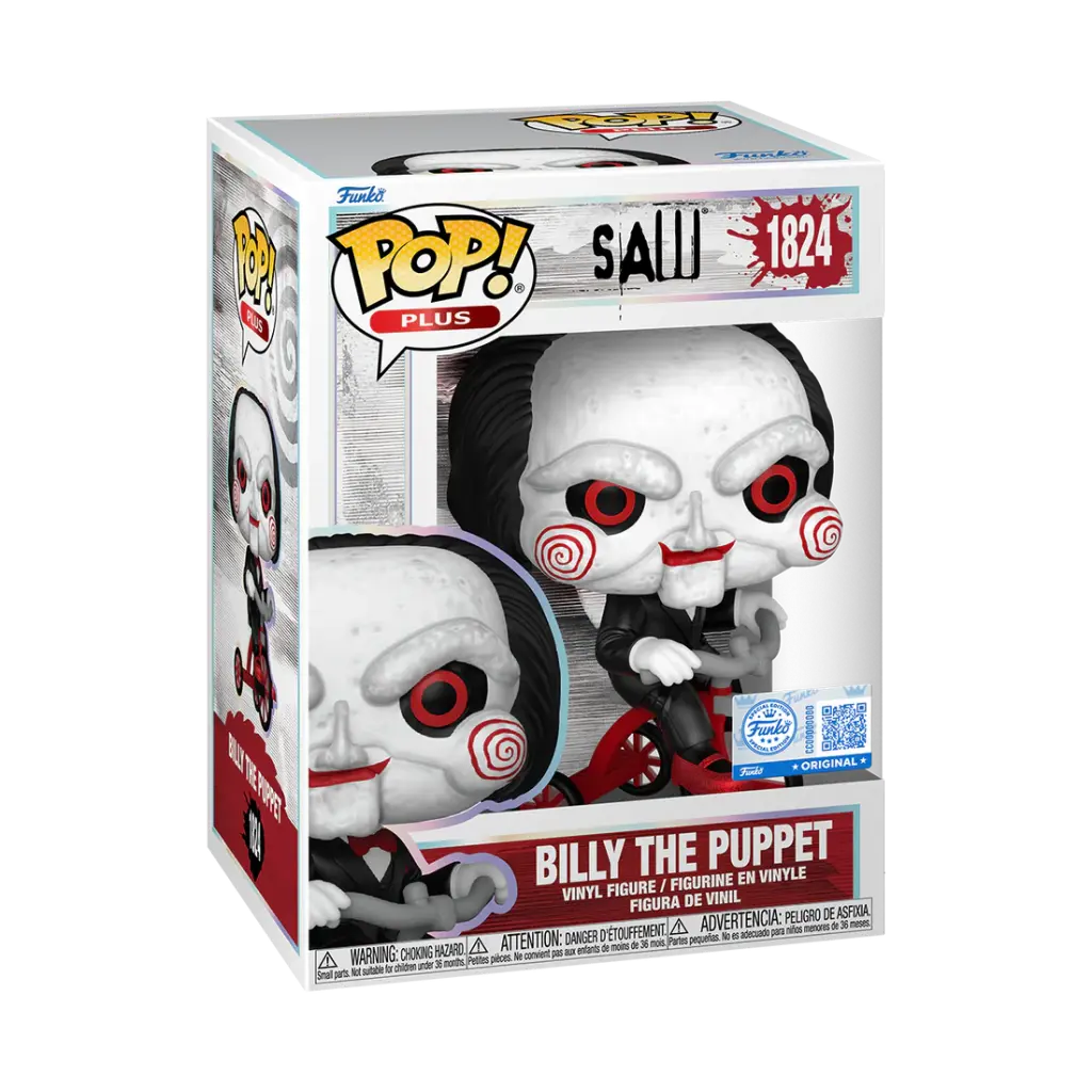 Funko Pop Plus! Movies: Saw - Billy on Tricycle (Exc)