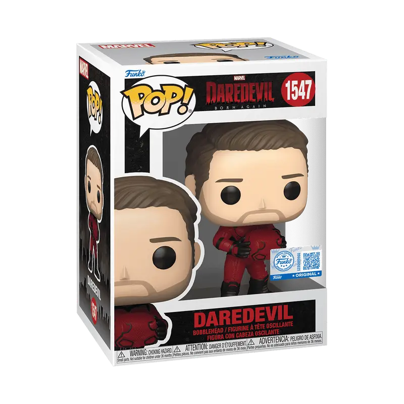 Funko Pop! Marvel: Daredevil Born Again - Daredevil Unmasked - Gamestore Exclusive