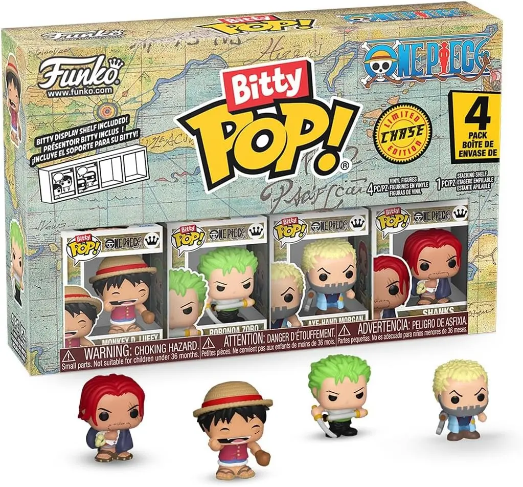 Funko Bitty Pop! Animation: One Piece - Luffy 4Pk
