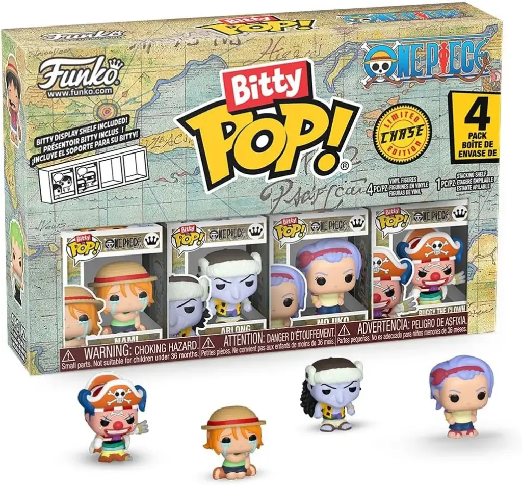 Funko Bitty Pop! Animation: One Piece - Nami 4Pk