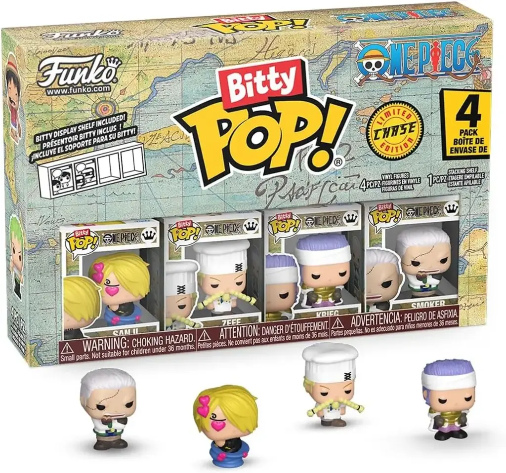 Funko Bitty Pop! Animation: One Piece - Sanji 4Pk