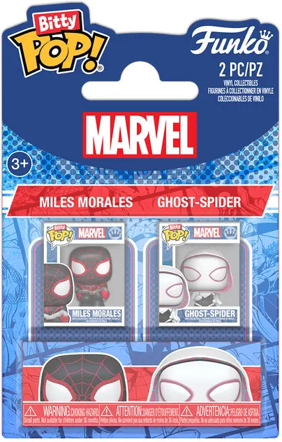 Funko Bitty Pop! Marvel: Spider-Man - Miles Morales and Stacy Gwen 2pk