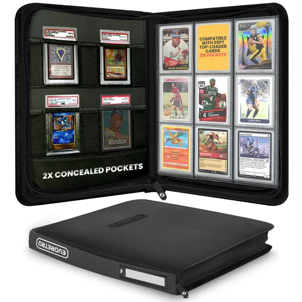 EVORETRO Shield + 216 Topload Cards Binder - Black