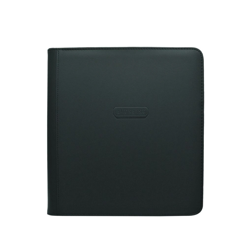 EVORETRO 4x3 Binder with Zipper - Black