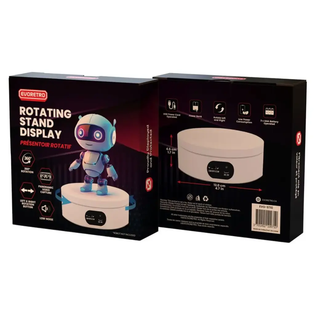 EVORETRO 360 Degrees Automatic Rotating Display