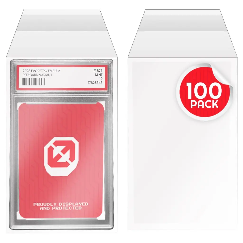EVORETRO Graded Card Sleeves for PSA - 100 Pack