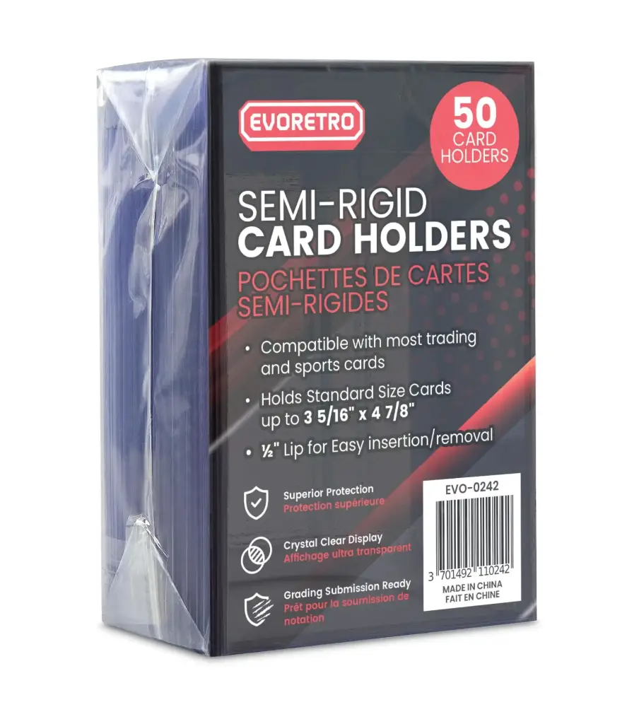 EVORETRO Semi-rigid 3 5/16" x 4 7/8" - Pack of 50