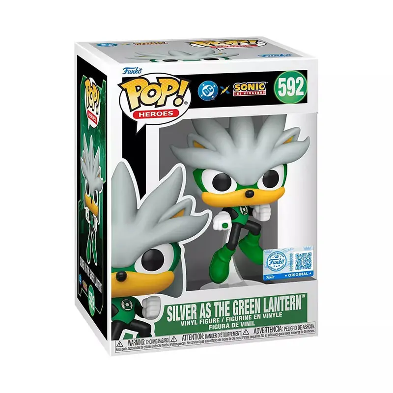 Funko Pop Heroes: Justice League x Sonic - Silver/Gl