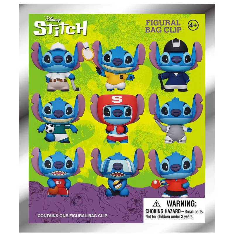 Monogram: Stitch Sport 3D Foam Bag Clip Series 1