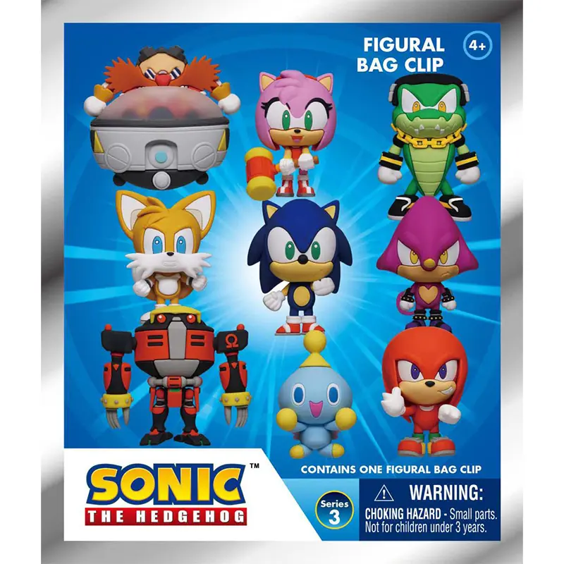 Funko Monogram: Sonic 3D Foam Bag Clip Series 3
