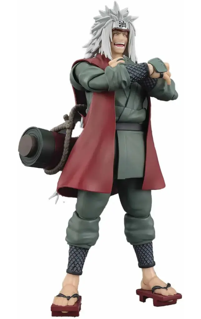 Bandai Tamashi S.H. Figuarts Naruto - Jiraya Konohas Heroic Master Sage 1/12 Scale Action Figure