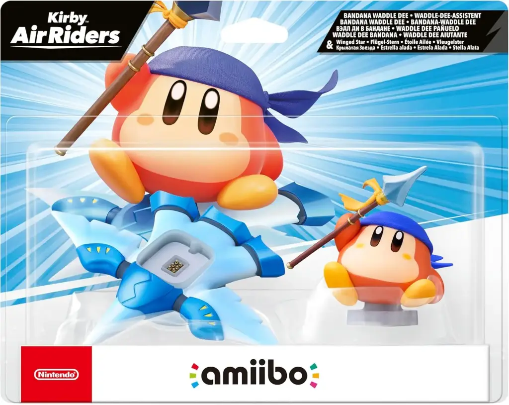 Nintendo Switch 2 Amiibo Bandana Waddle Dee & Winged Star (Kirby Air Rider) 