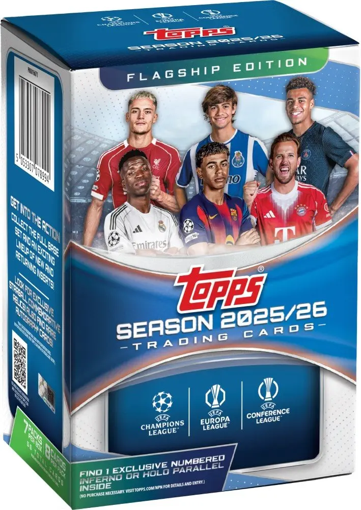 Topps UEFA Club Competitions 25-26 Value Box