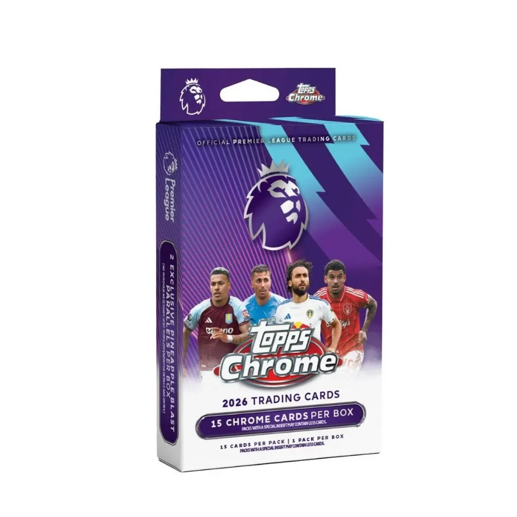 Topps Premier League Chrome 2026 Hanger Box