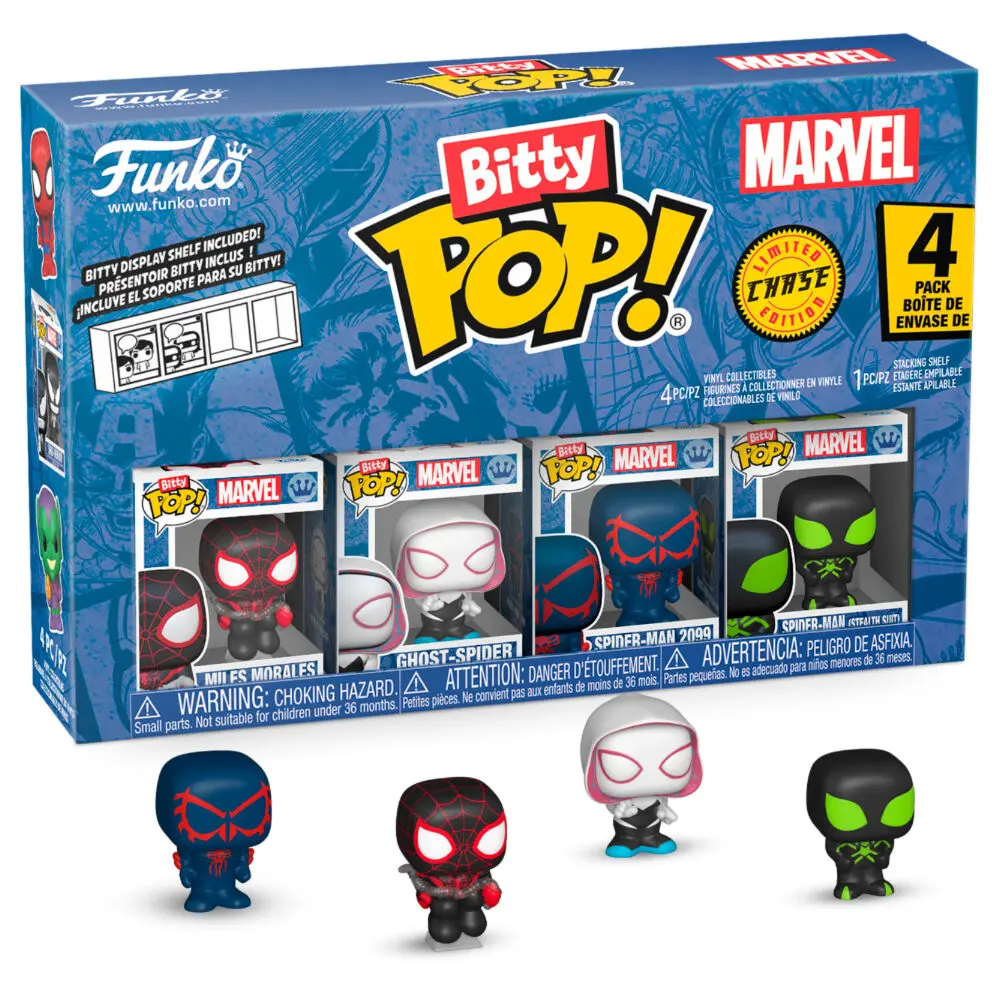 Funko Bitty Pop! Marvel: Spider-Man - Miles Morales 4pk 