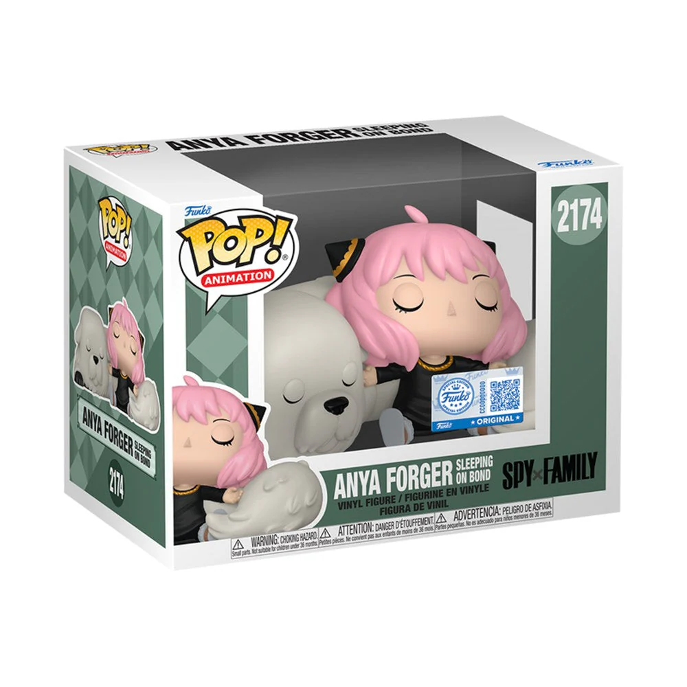 Funko Pop Premium! Animation: Spy x Family - Anya Sleeping on Bond (Exc) 