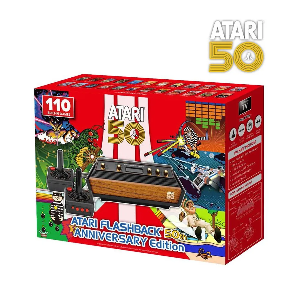 ATARI Flashback Std 50th Anniversary Edition Console With 110 Games
