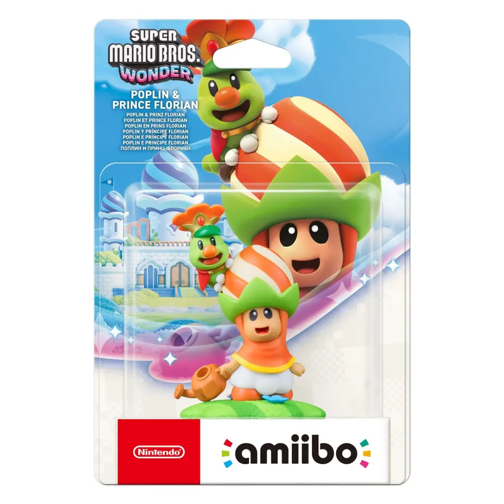 Nintendo Switch 2 Amiibo - Poplin and Prince Florian (Super Mario Bros Wonder Series)