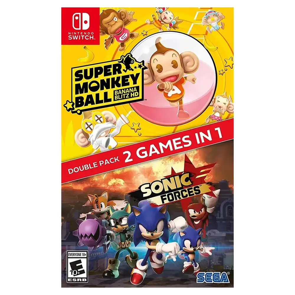 NS Super Monkey Ball: Banana Blitz HD & Sonic Forces Double Pack (ESRB)