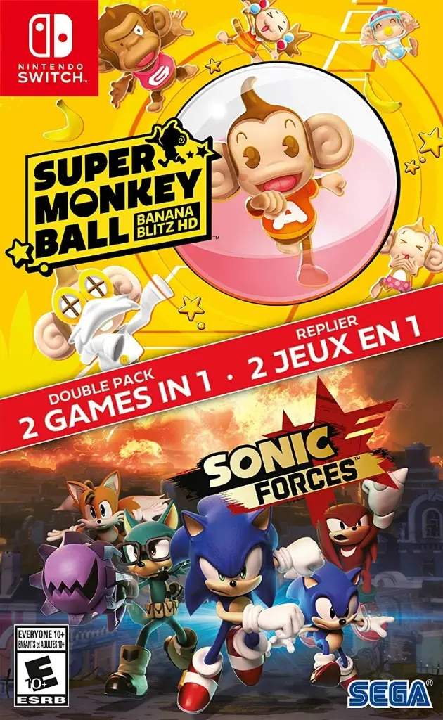 NS Super Monkey Ball: Banana Blitz HD & Sonic Forces Double Pack 