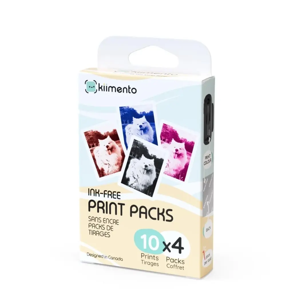 Kiimento Ink Free Print Pack for P2 Instant Print Camera - 40pcs