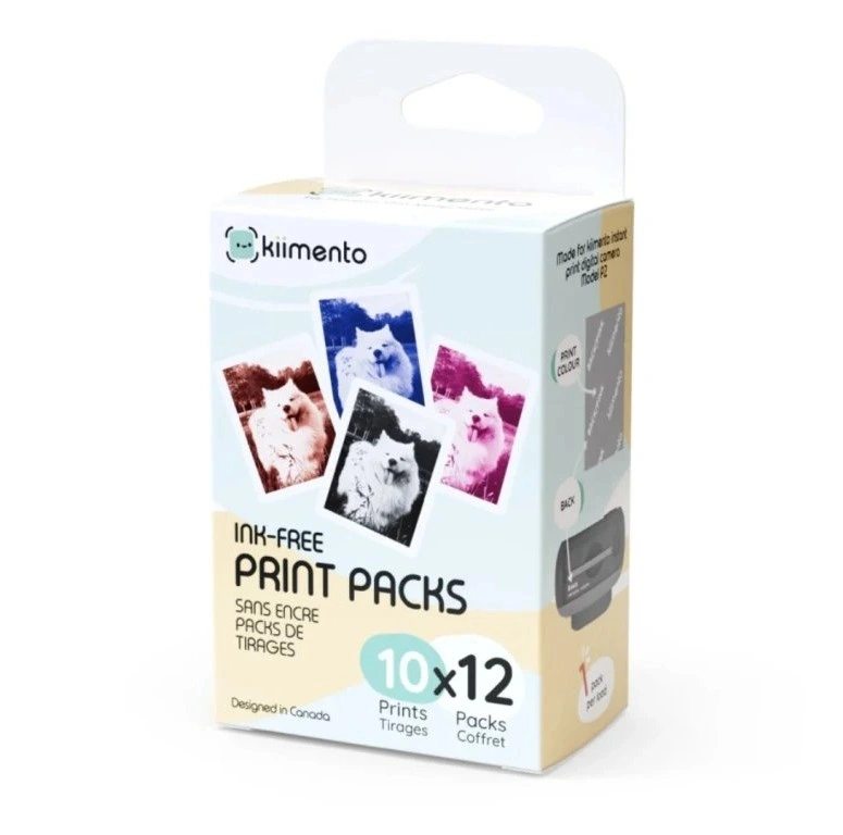 Kiimento Ink Free Print Pack for P2 Instant Print Camera - 120pcs