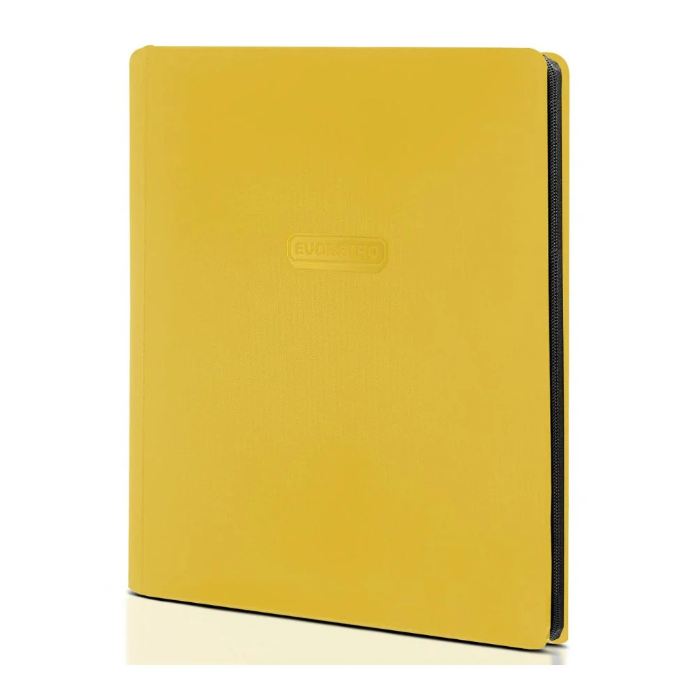 EVORETRO Regular Card Binder with Zipper - Yellow